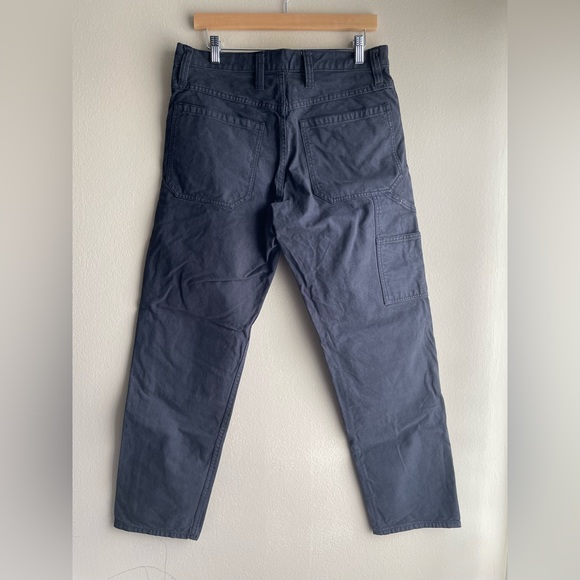 New Madewell Men Cargo Pants Relaxed Straight Jeans Size 31 - Picture 3 of 9